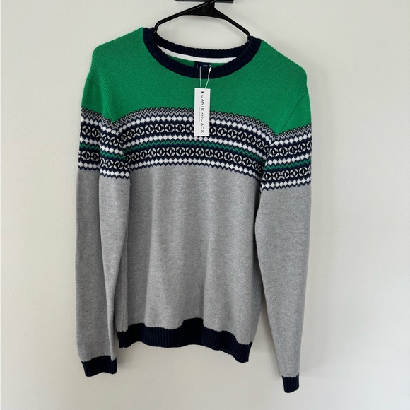 Janie and Jack Other - Janie and Jack Fair Isle Sweater NWT Boys Size 16 Holiday